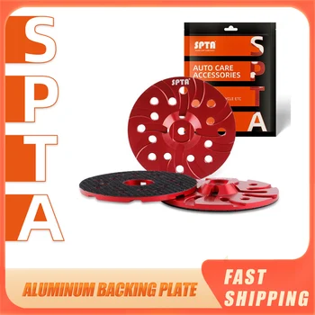 SPTA 5-дюймовая алюминиевая опорная пластина Алюминиевая опорная накладка для 125-мм полировальной накладки и полировщика автомобиля двойного действия