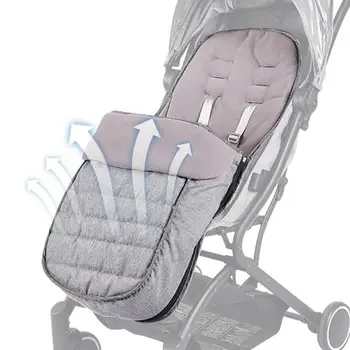 Спальный мешок для детской коляски, Утолщенная водонепроницаемая сумка для коляски, Зимняя уличная ветрозащитная съемная сумка для переноски