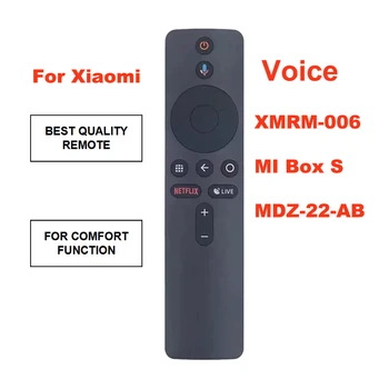 XMRM-006 Новый голосовой пульт дистанционного управления для Xiaomi MI Box S MDZ-22-AB Smart TV Box Bluetooth Пульт дистанционного управления Live Google Assistant
